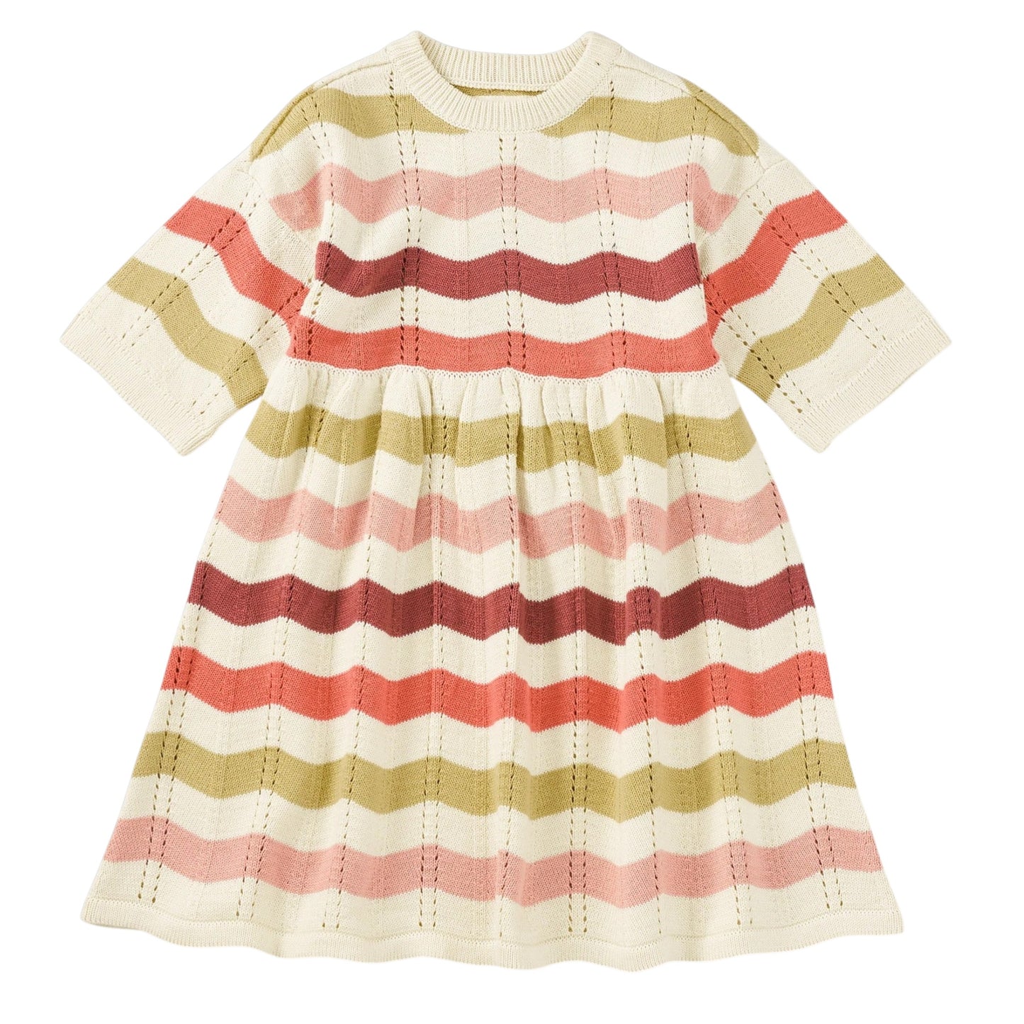 Tea Pointelle Sweater Dress
