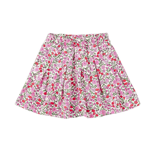 Tea Pleated Jersey Skirt