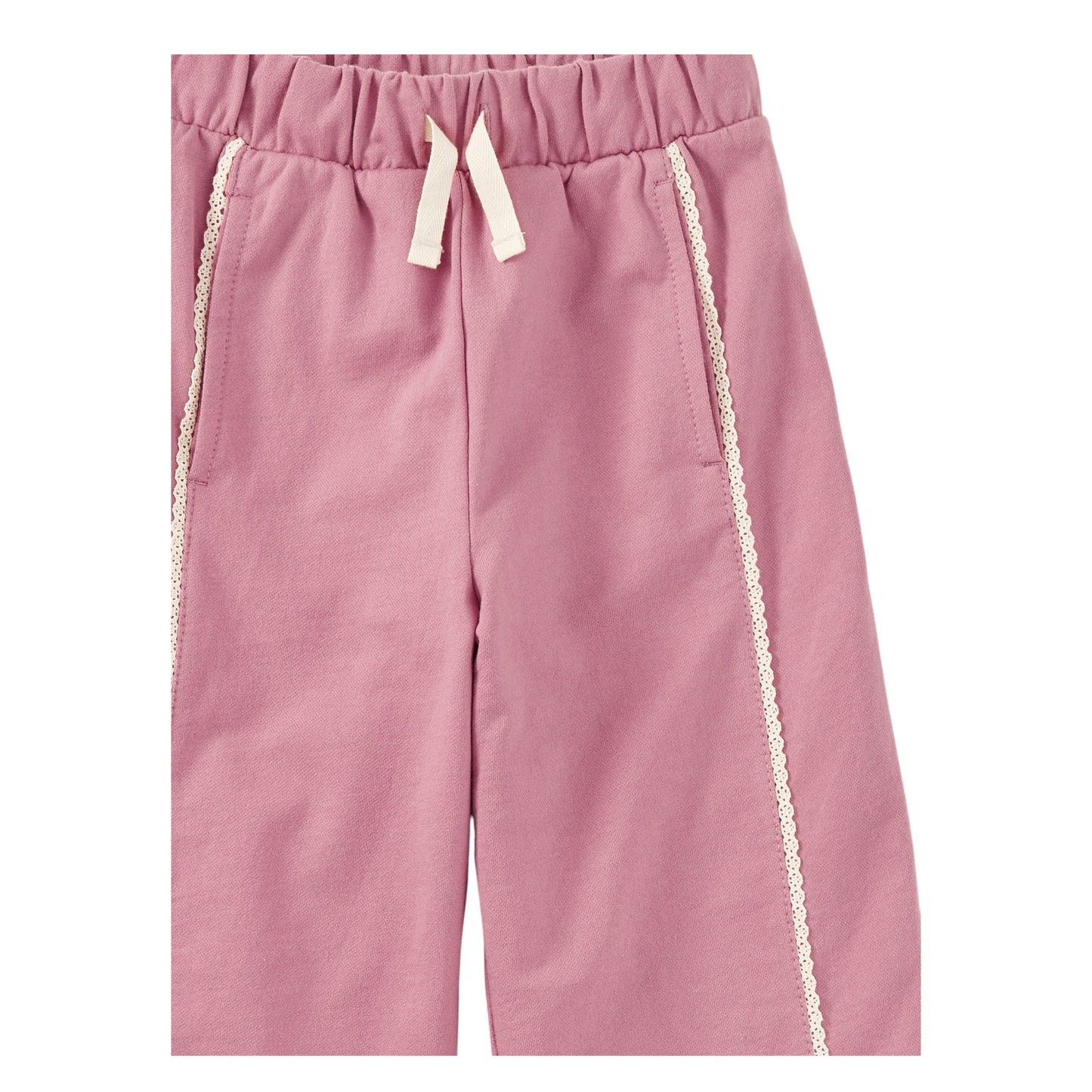 Tea Lace Trim Track Pants