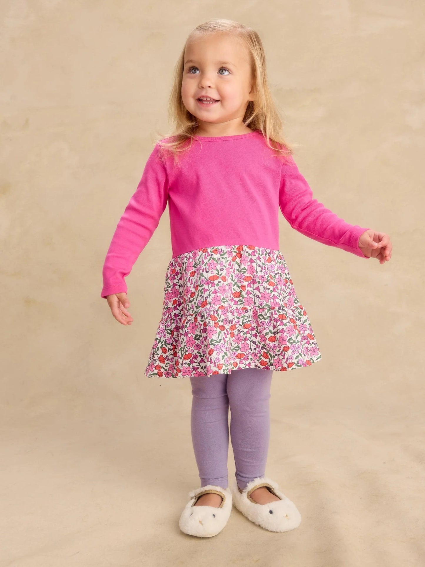 Tea Tiered Skirted Twirl Dress