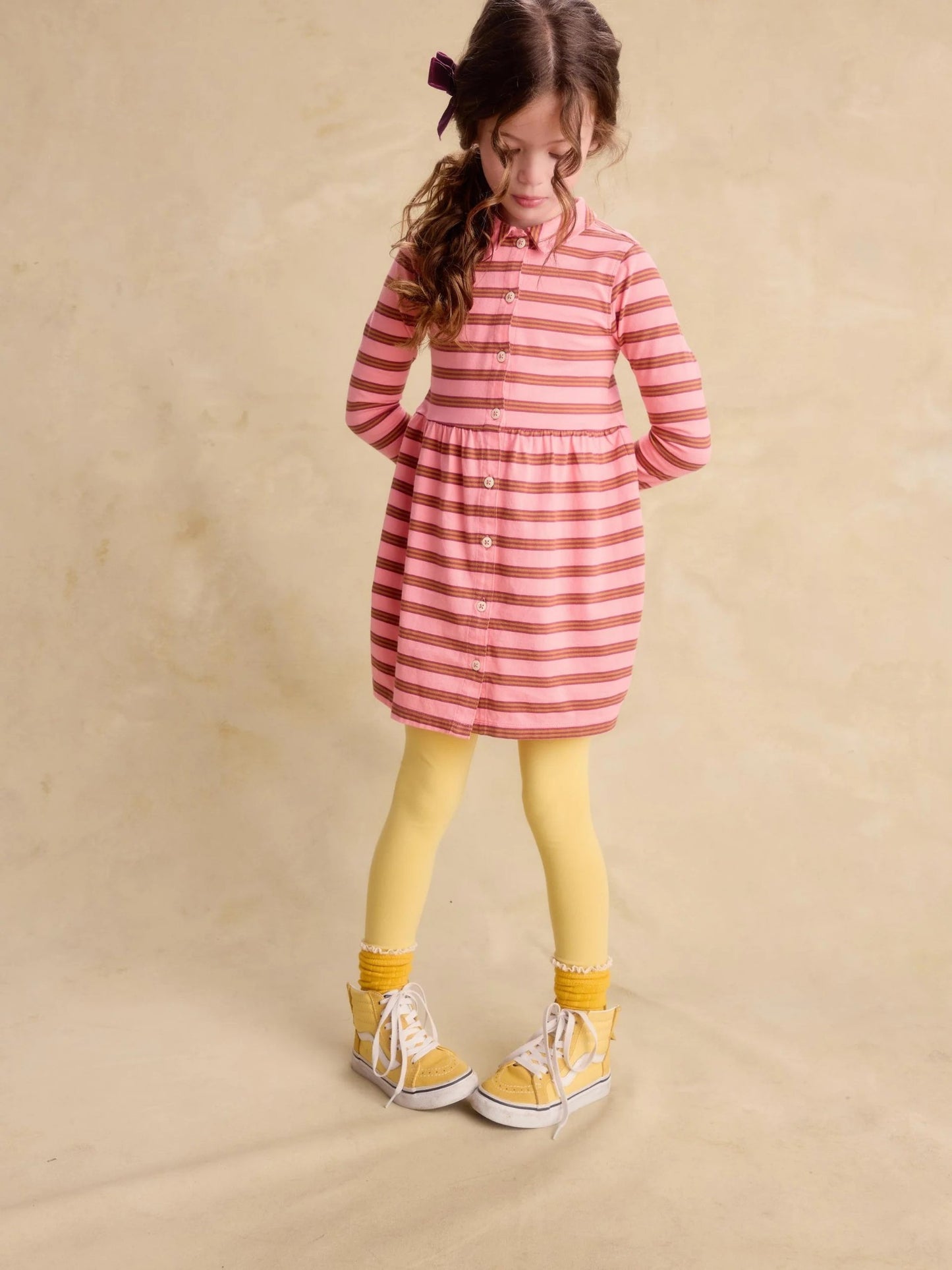 Tea Collared Shirtdress
