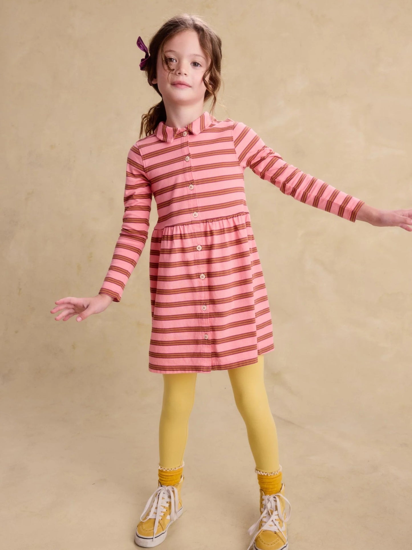 Tea Collared Shirtdress