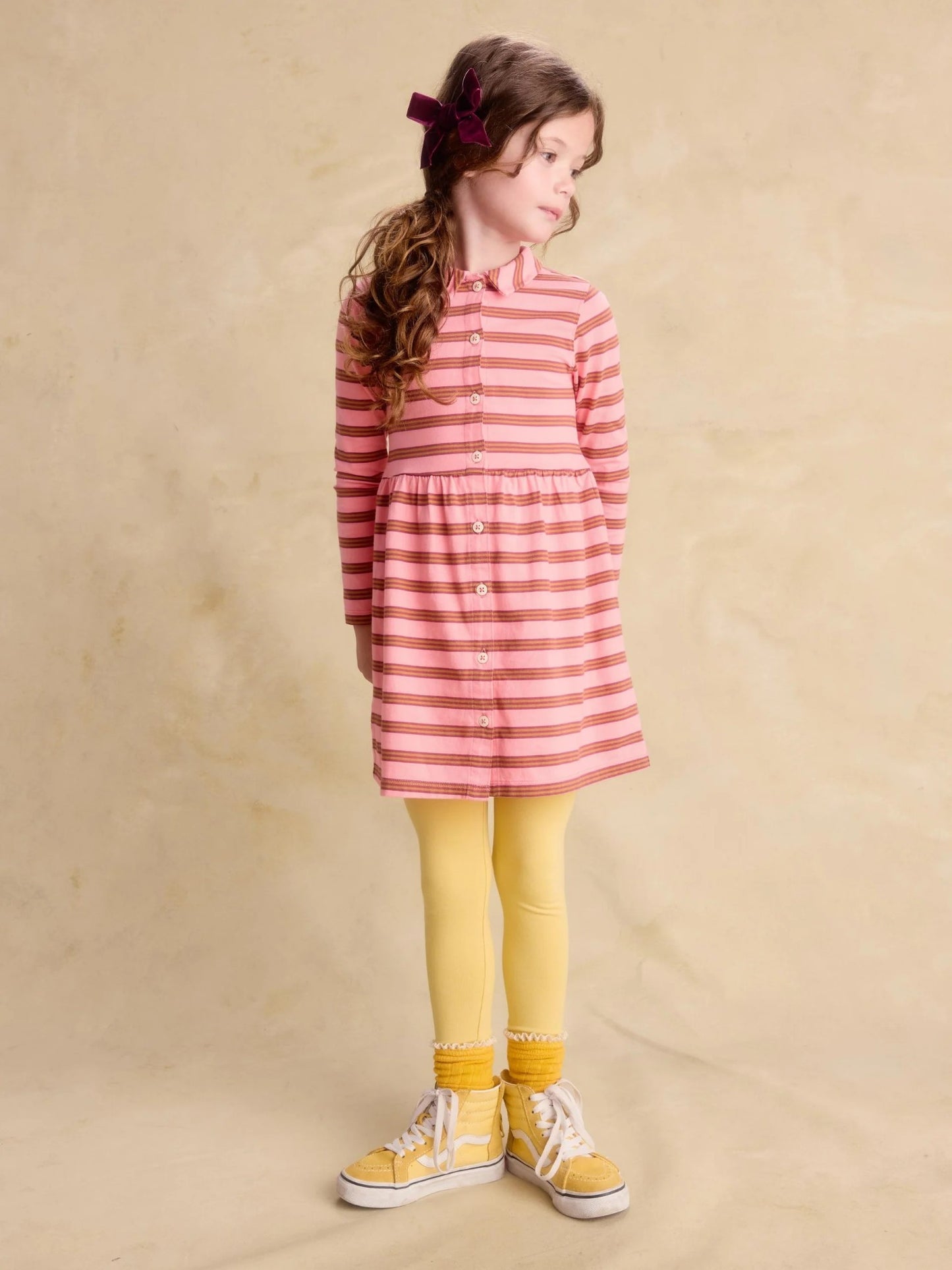 Tea Collared Shirtdress