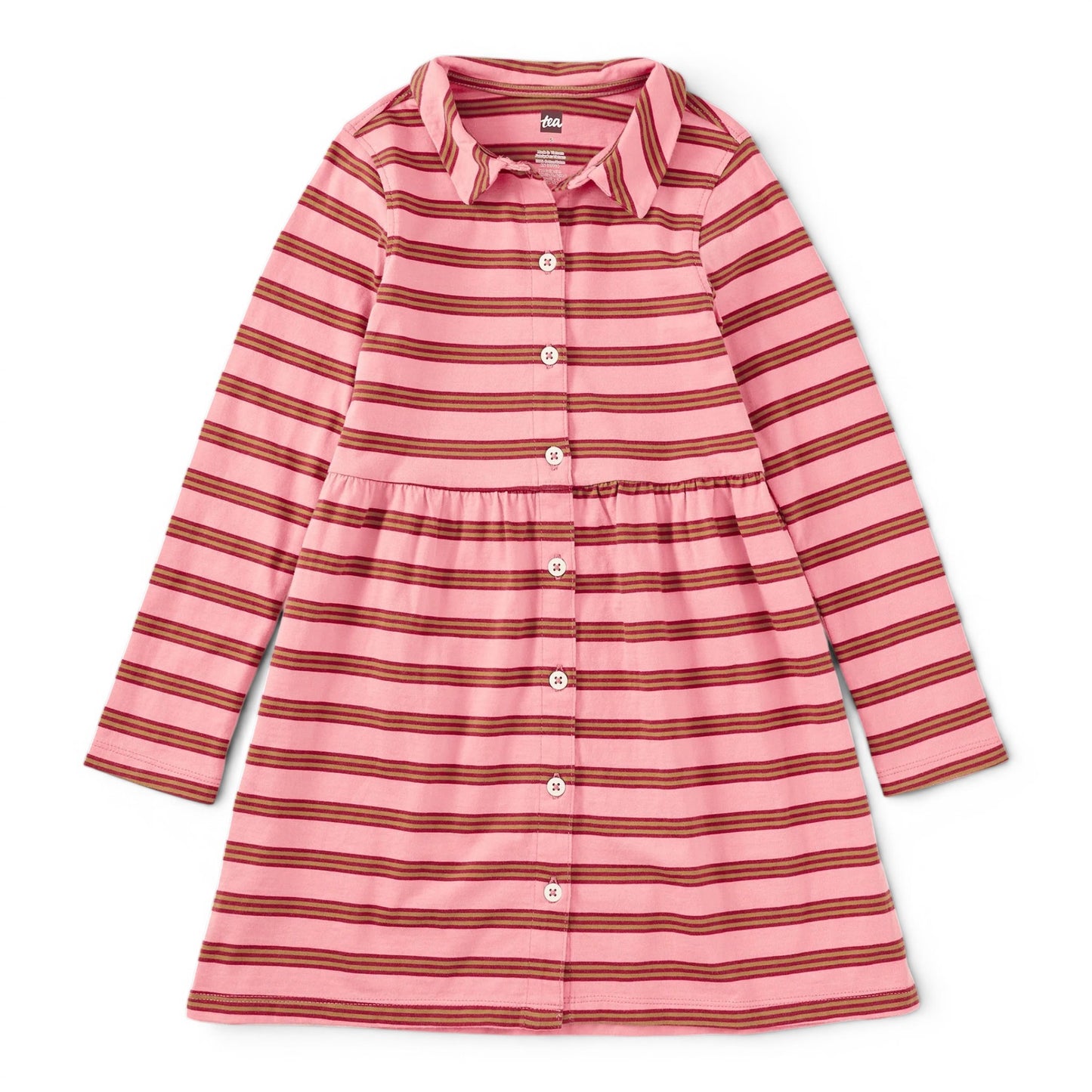 Tea Collared Shirtdress