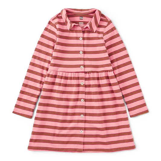 Tea Collared Shirtdress