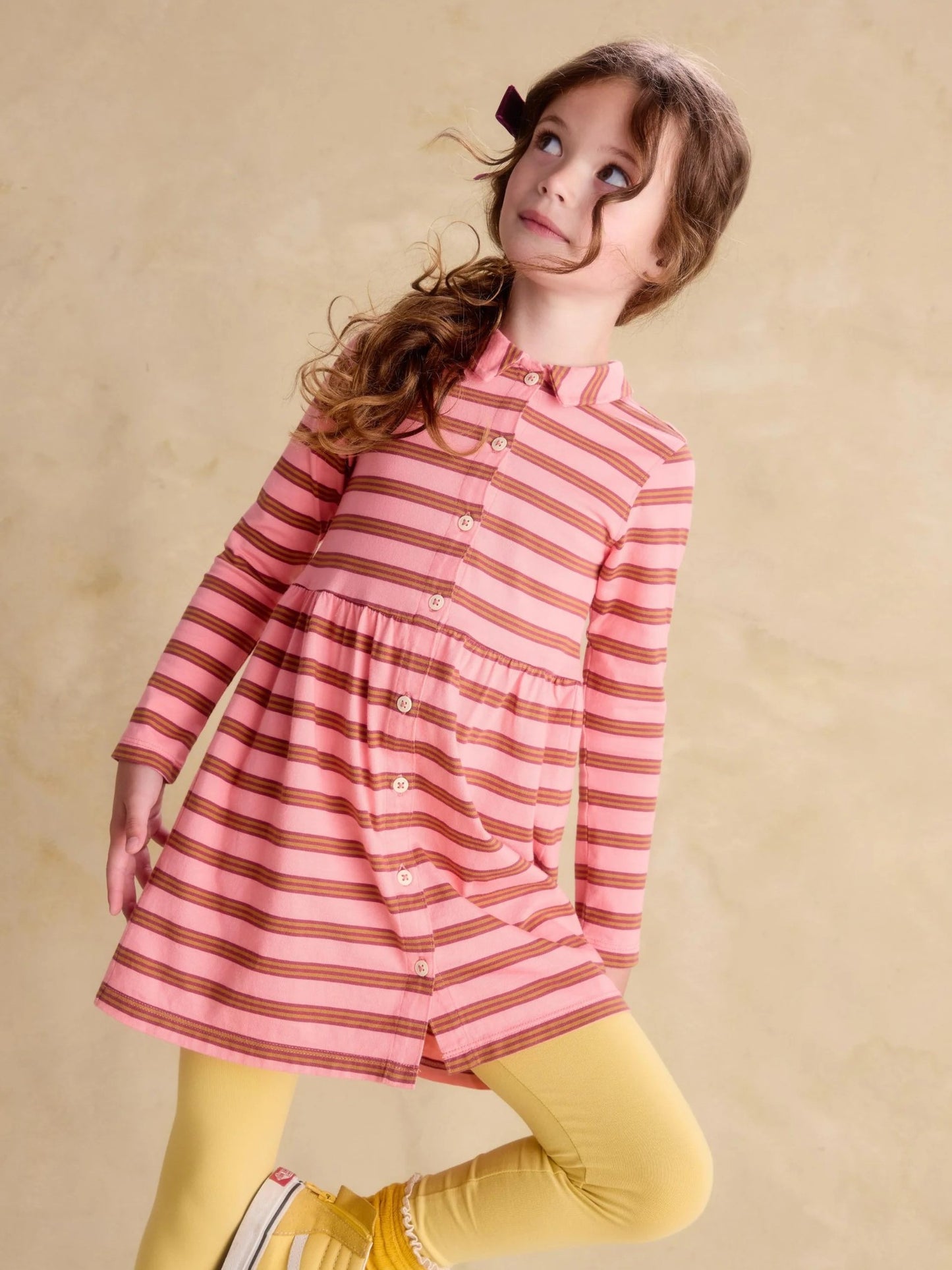 Tea Collared Shirtdress