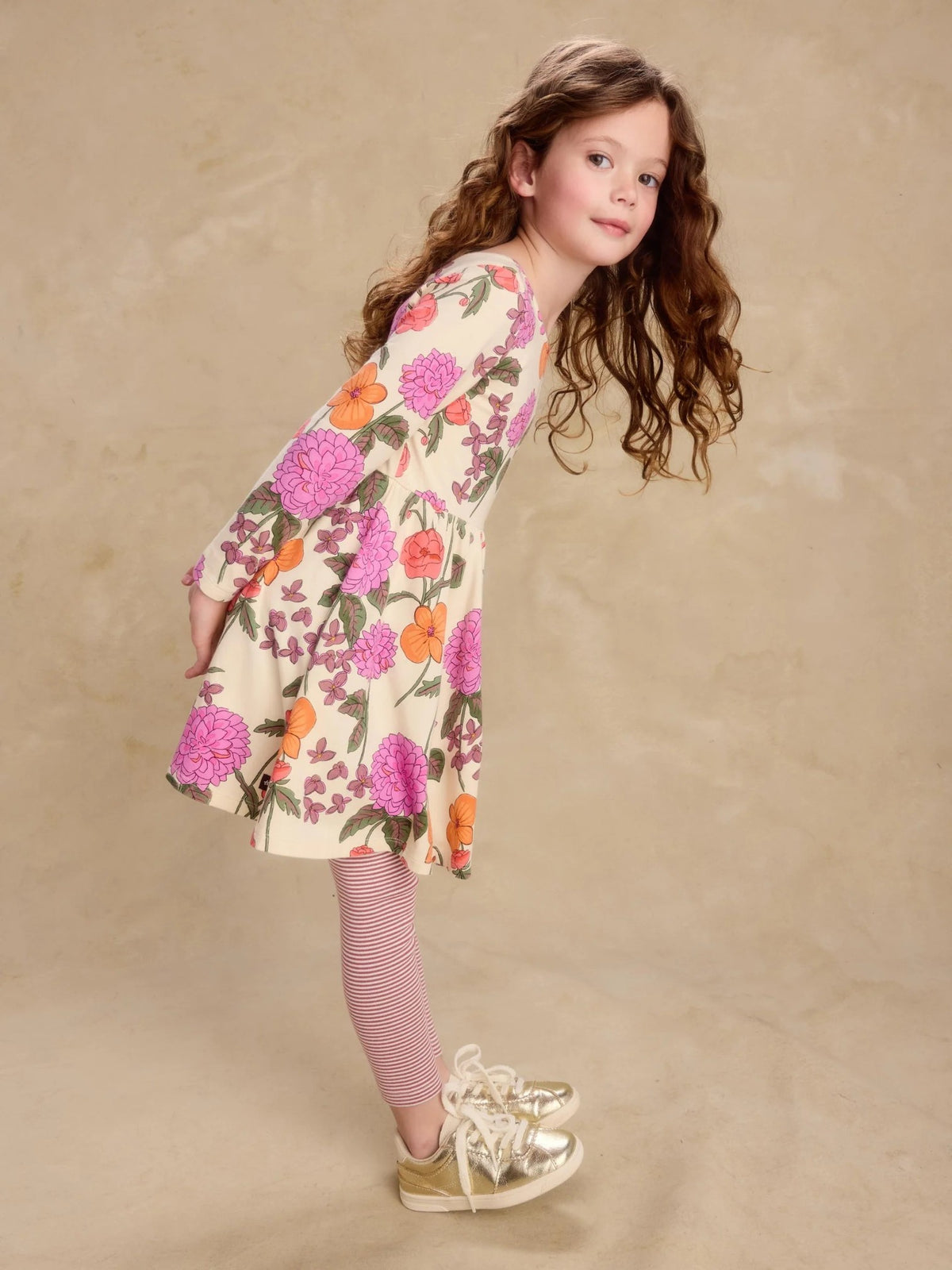 Tea Printed Ballet Dress