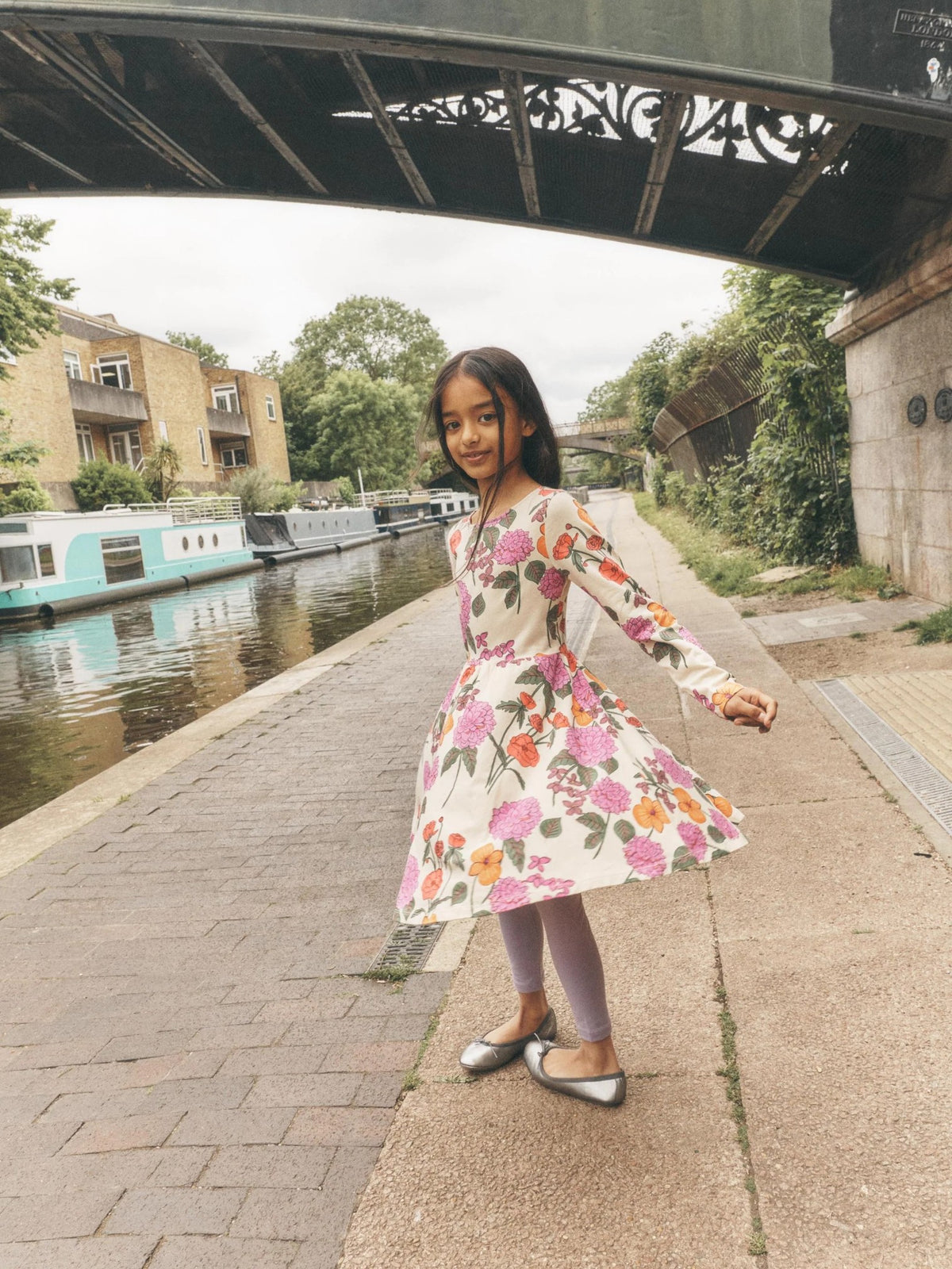 Tea Printed Ballet Dress