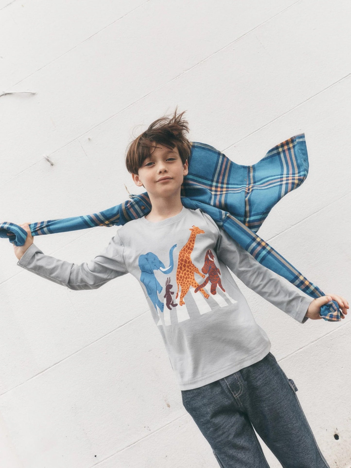Tea Abbey Road Animals Graphic T-Shirt