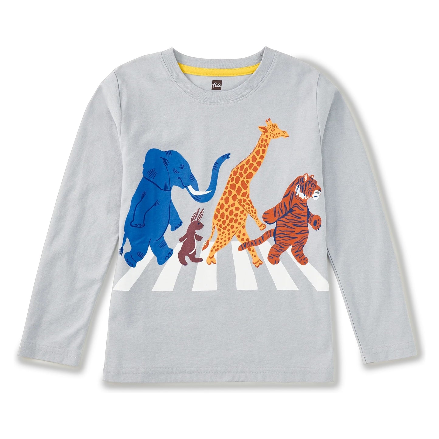 Tea Abbey Road Animals Graphic T-Shirt