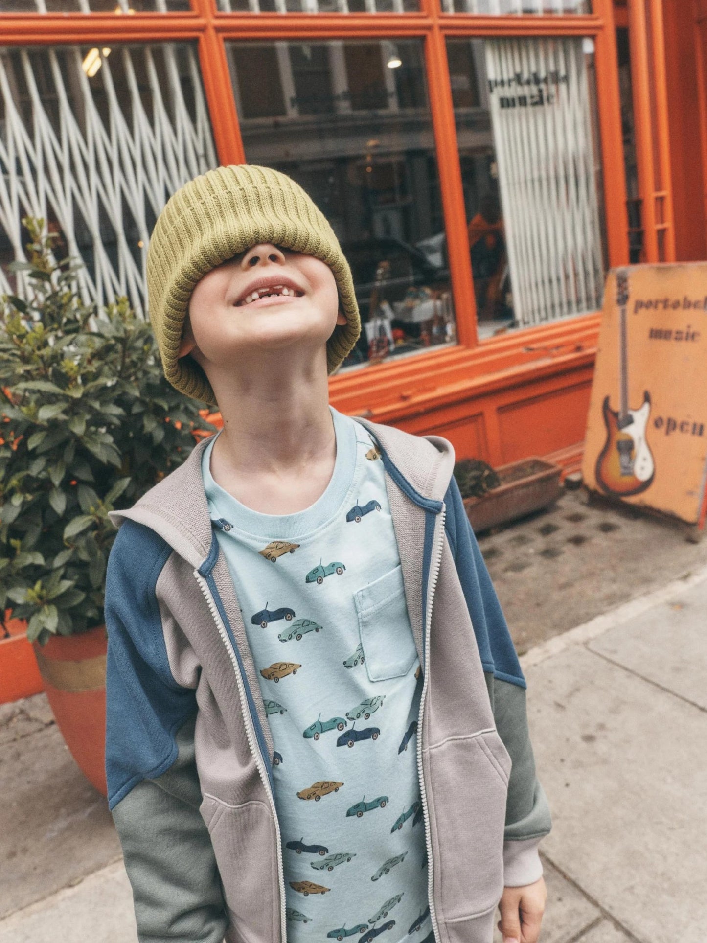 Tea Colorblock Hoodie