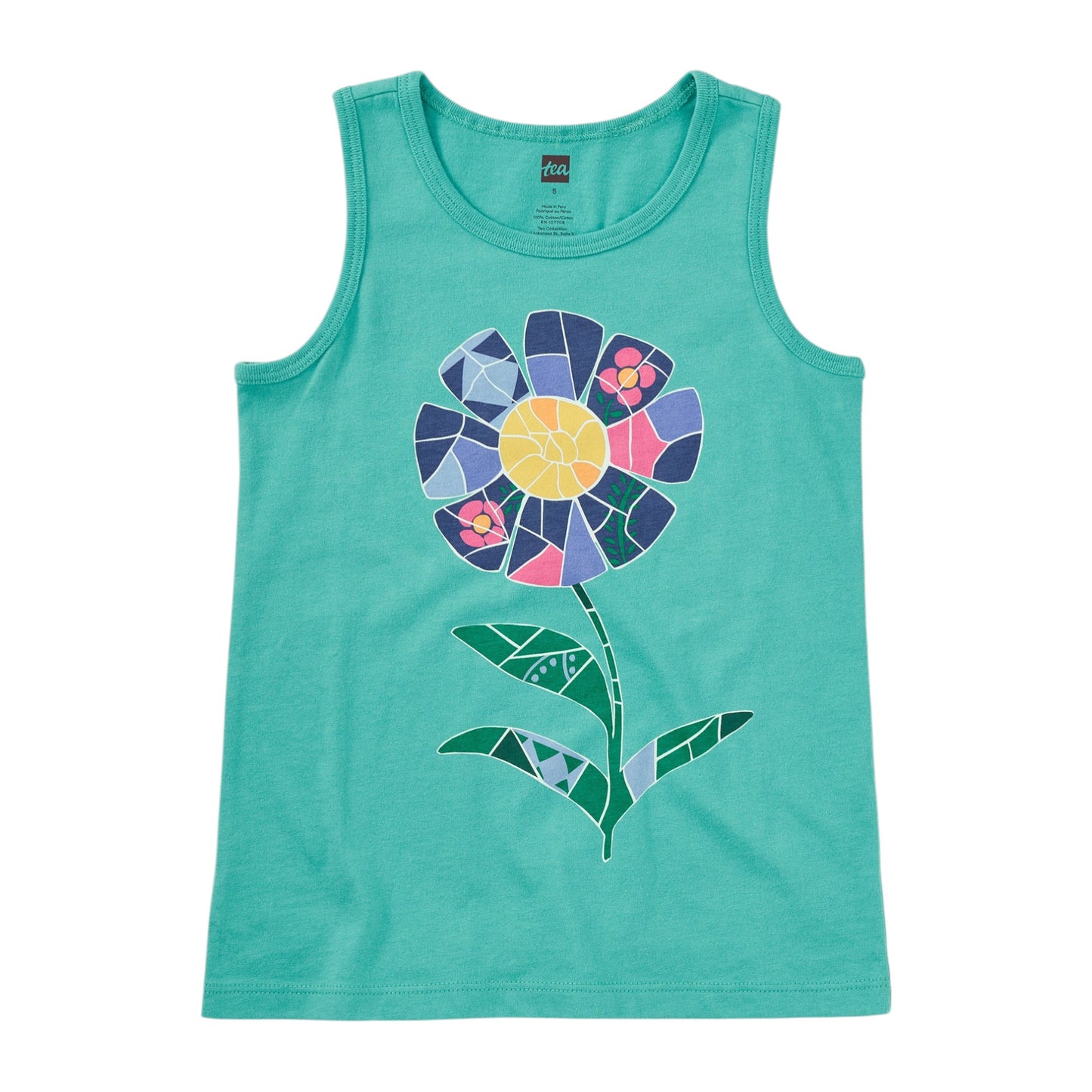 Tea Gaudi's Flower Graphic Tank Top