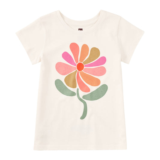 Tea Groovy Flower Graphic T-Shirt