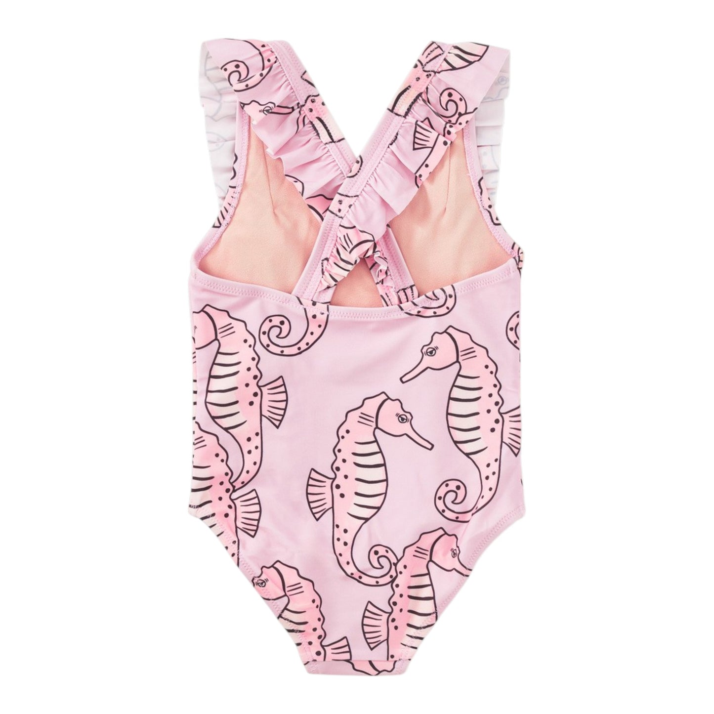 Tea Ruffle One Piece Swimsuit