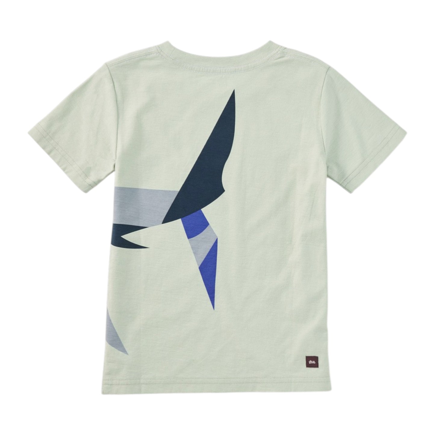 Tea Cubist Shark Double-Sided Graphic Tee