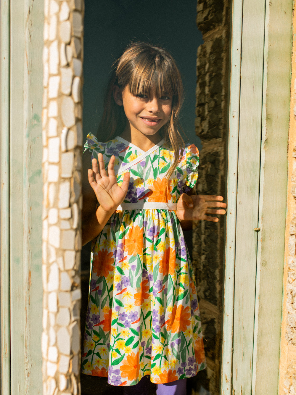 Tea Wrap Neck Dress