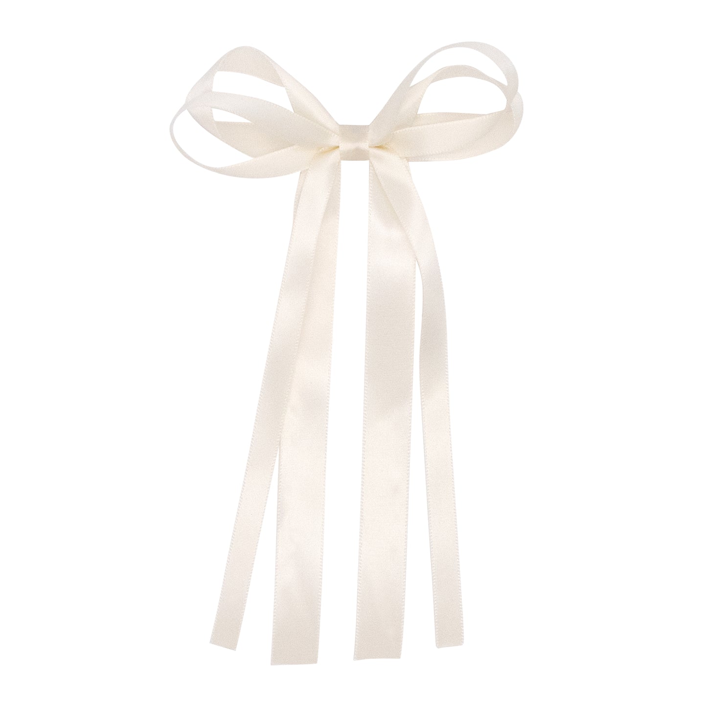 Wee Ones Mini Satin Double Loop Streamer Bow