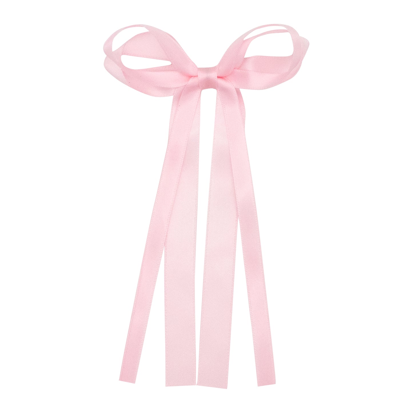 Wee Ones Mini Satin Double Loop Streamer Bow
