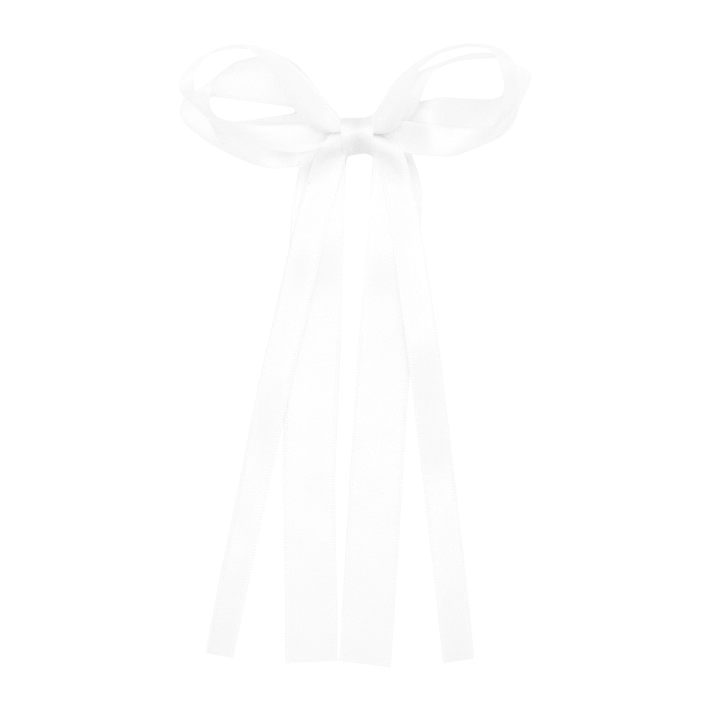Wee Ones Mini Satin Double Loop Streamer Bow