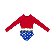Load image into Gallery viewer, Great Pretenders Wonder Girl Swimsuit