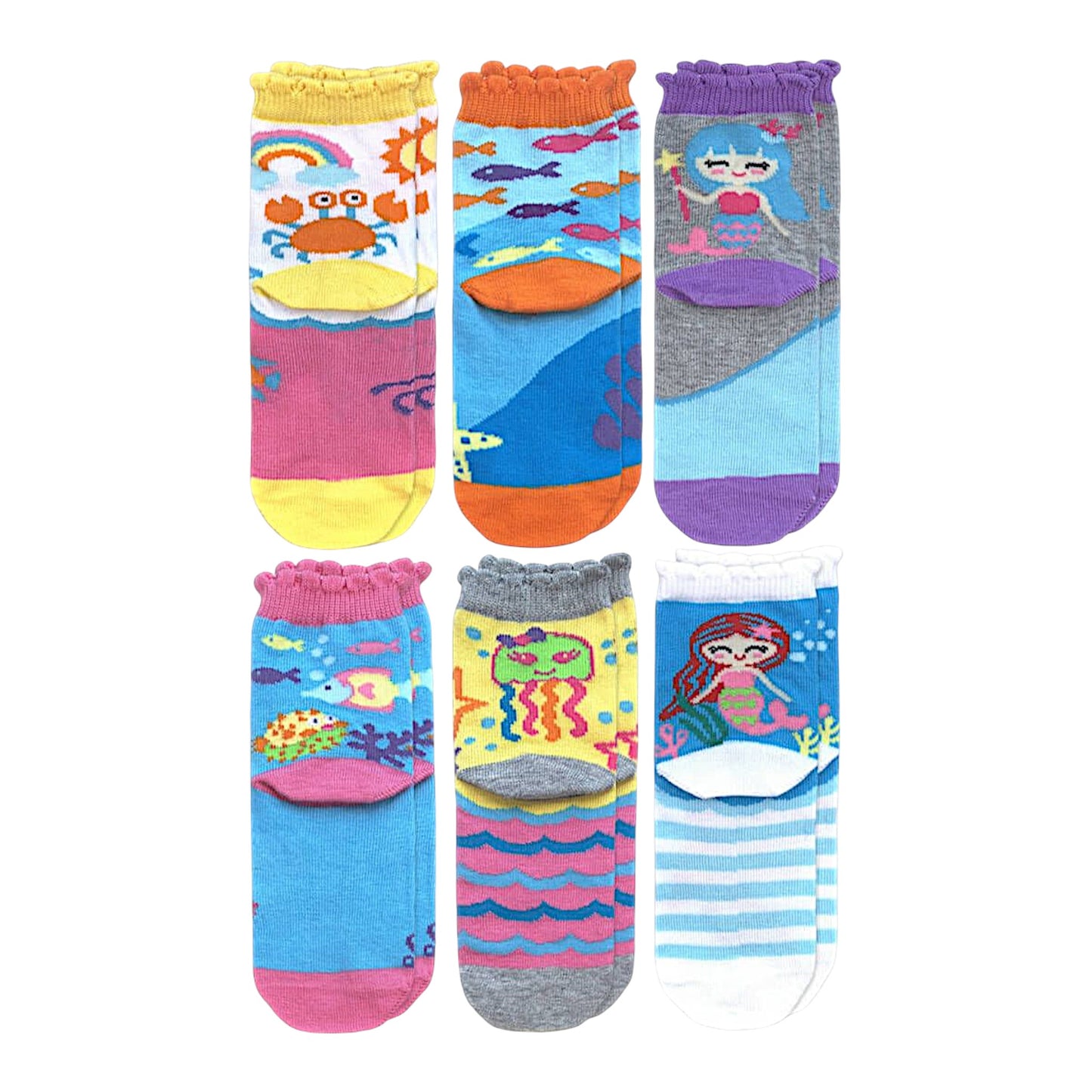 Jefferies Socks Mermaid Crew Socks