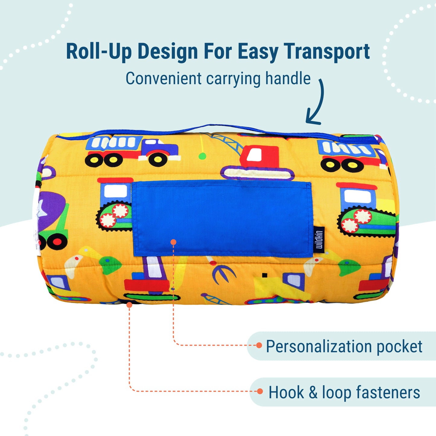 Wildkin Under Construction Original Nap Mat