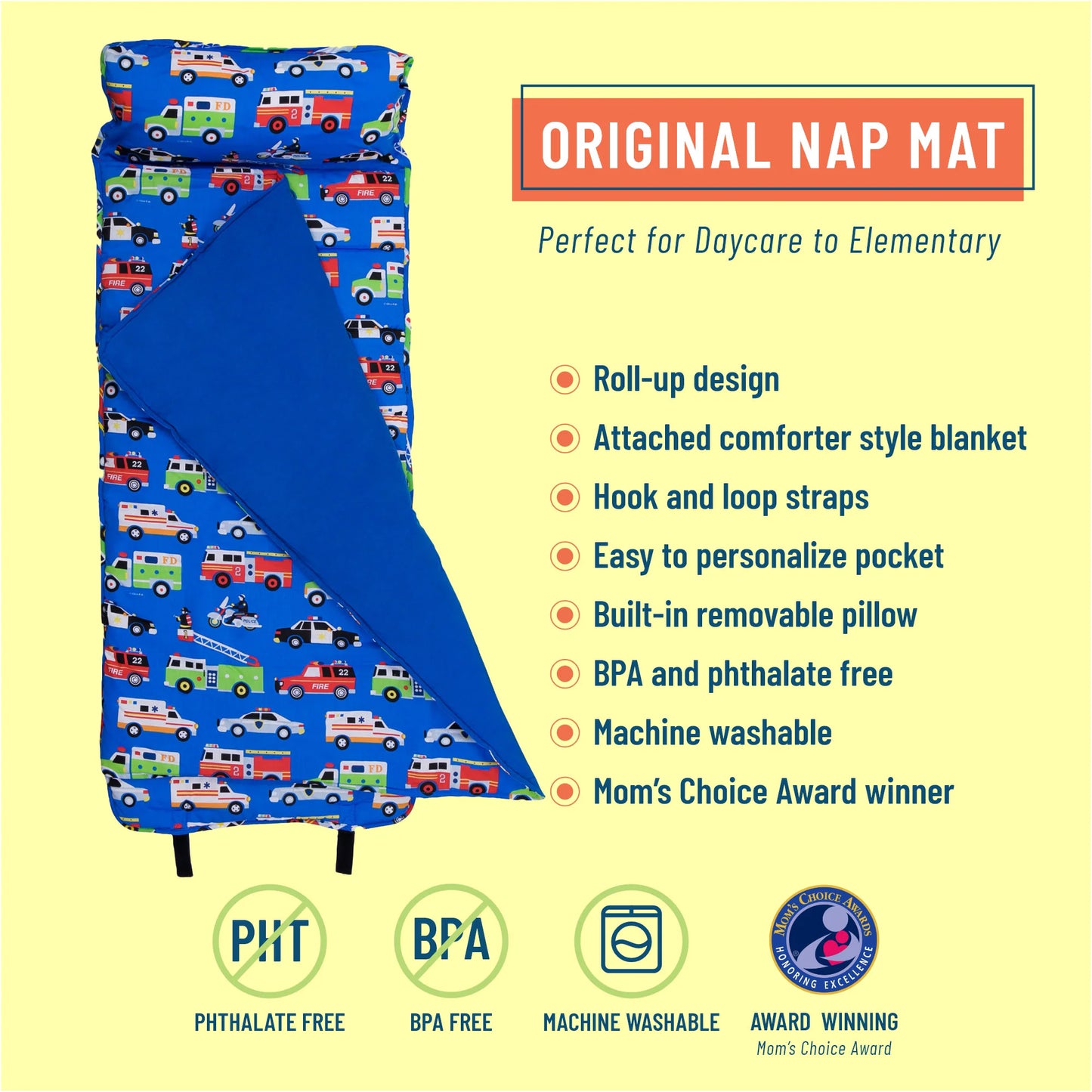 Wildkin Heroes Original Nap Mat