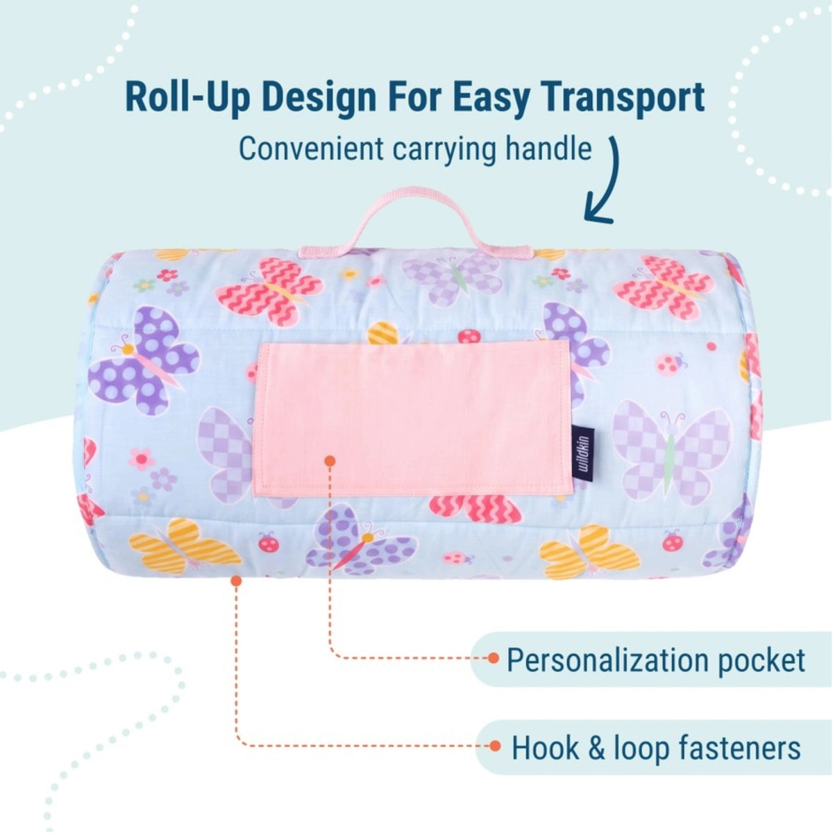 Wildkin Butterfly Garden Original Nap Mat