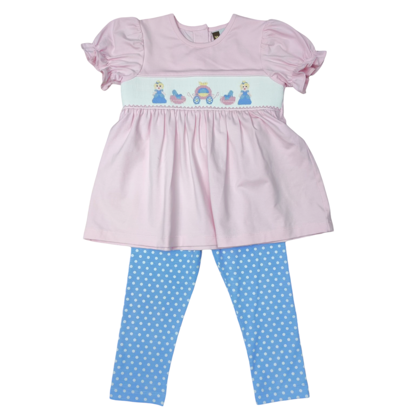 Banana Split Princess Smocked Legging Set