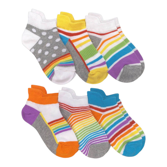 Jefferies Socks Rainbow Sport Tab Low Cut Socks