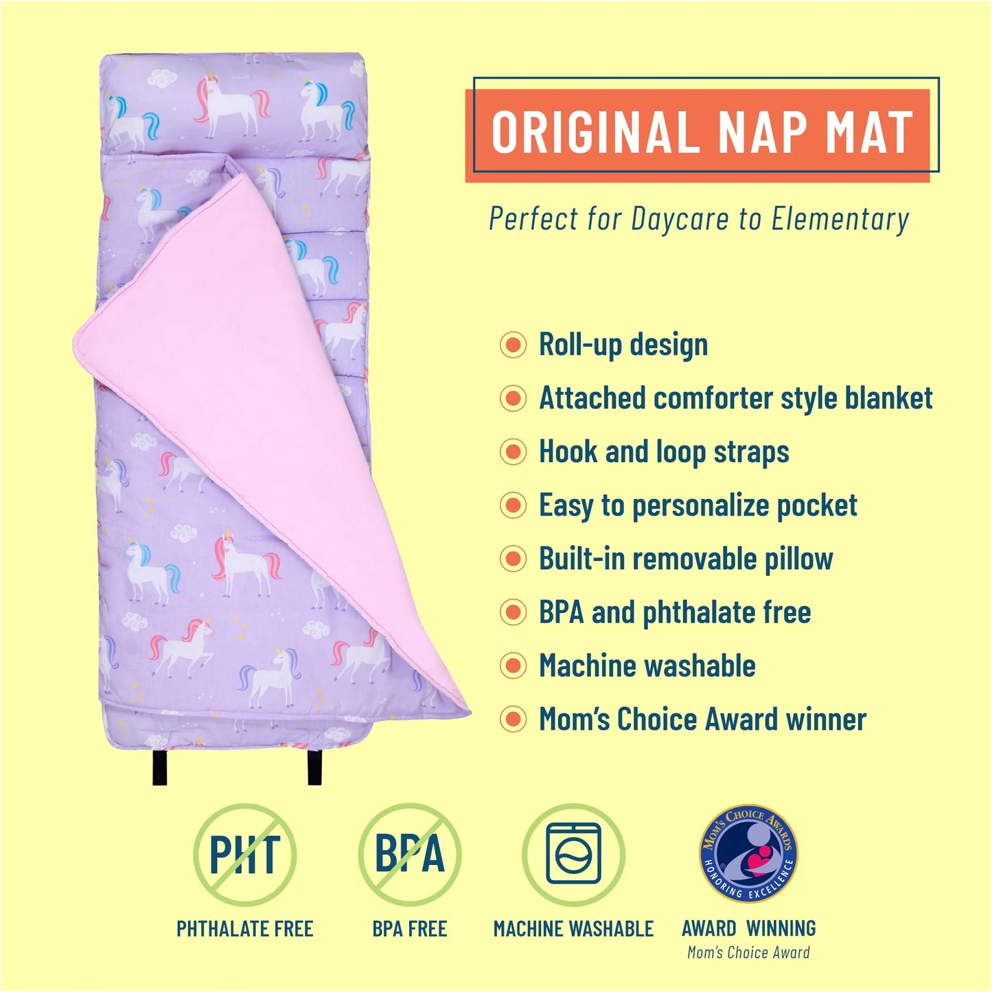 Wildkin Unicorn Original Nap Mat