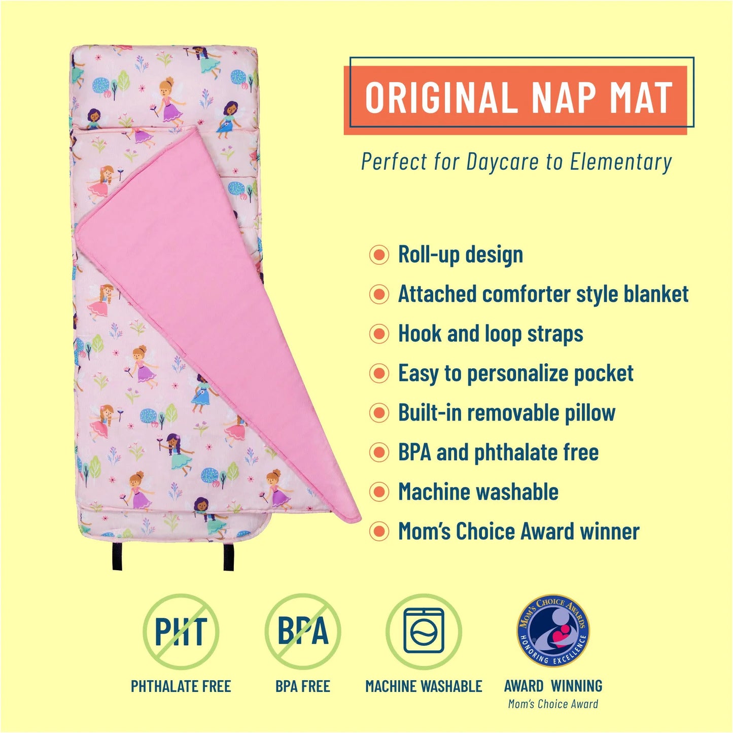 Wildkin Fairy Garden Original Nap Mat