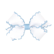 Load image into Gallery viewer, Wee One Mini Classic Grosgrain Moonstitch Hair Bow
