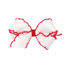 Load image into Gallery viewer, Wee One Mini Classic Grosgrain Moonstitch Hair Bow