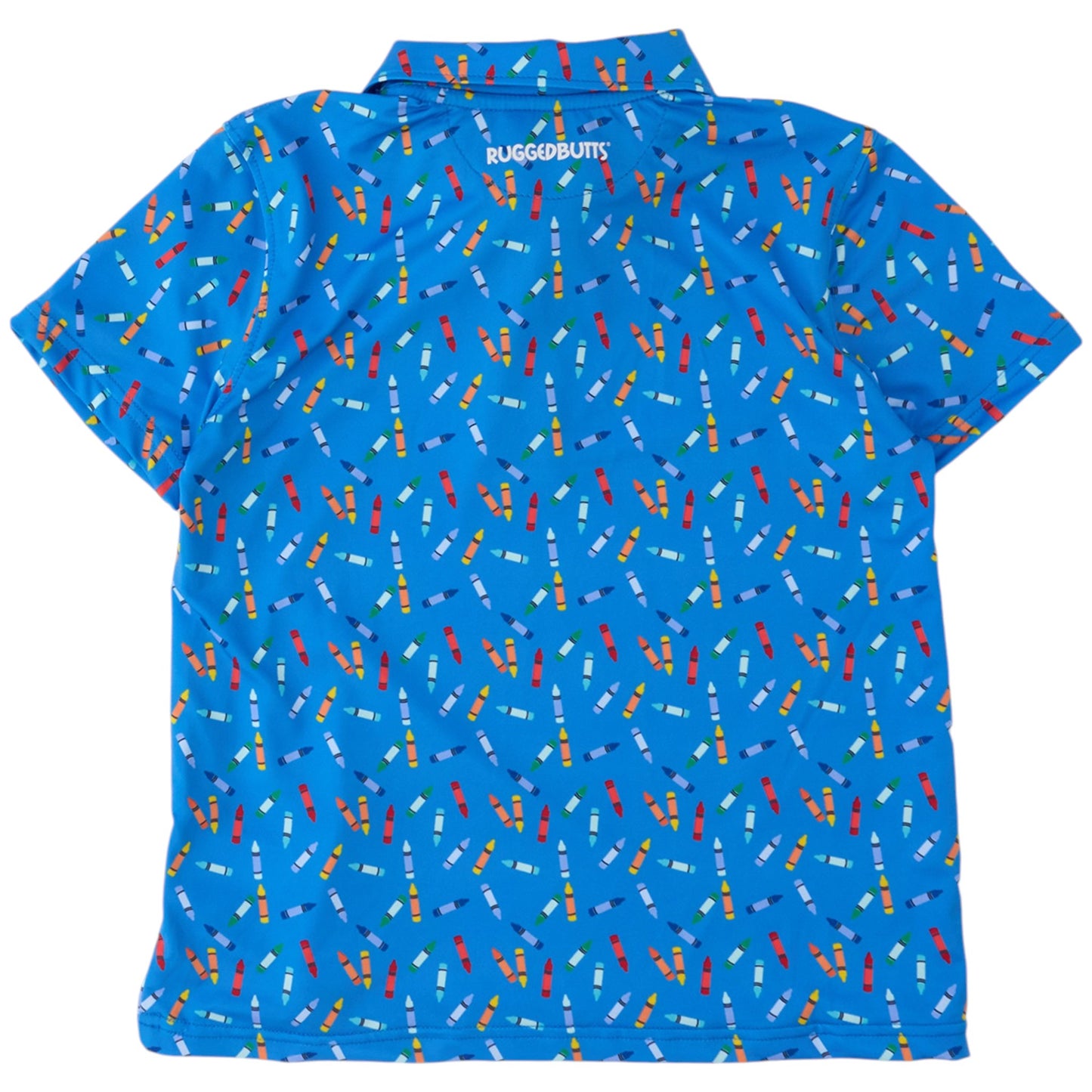 Ruffle Butts Tiny Crayons Performance Polo