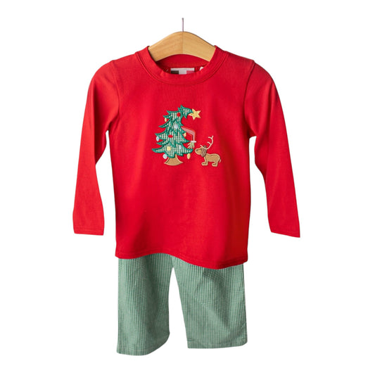 Banana Split Green & Grumpy Pant Set