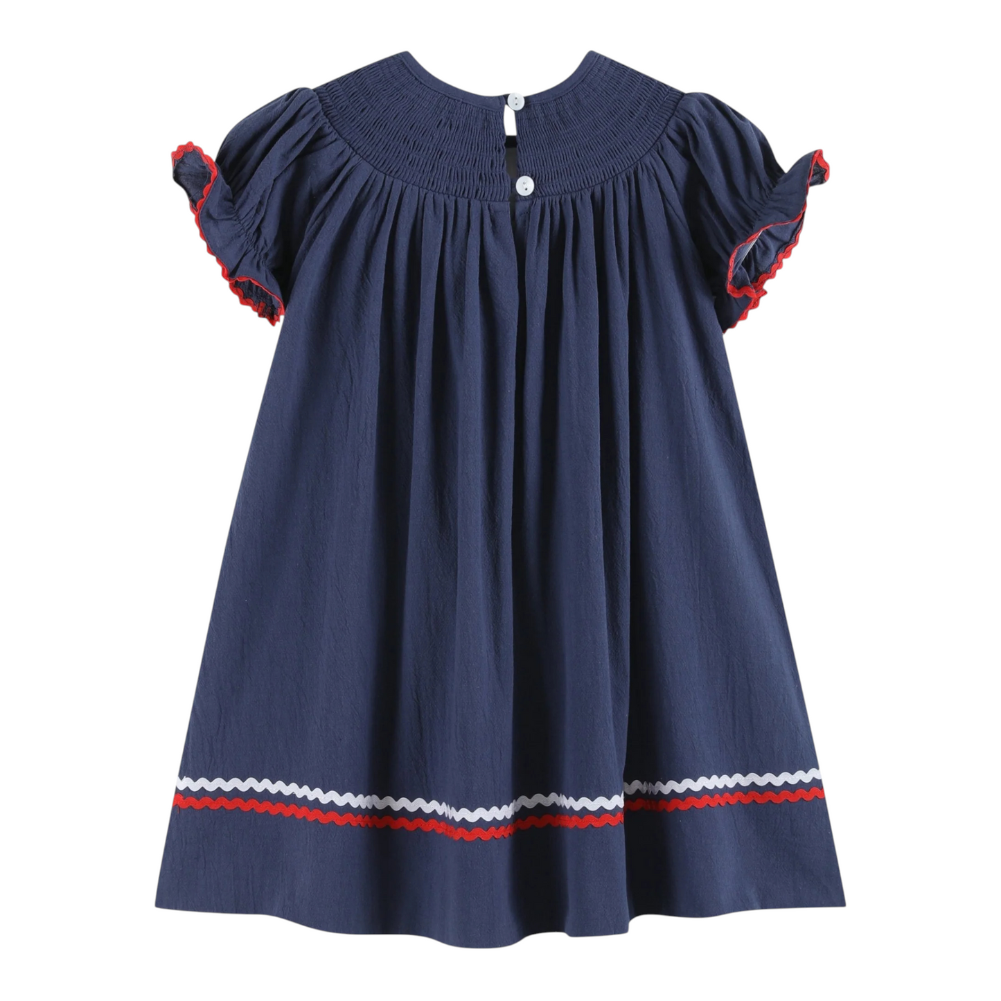 Lil Cactus Smocked Santa Bishop Dress