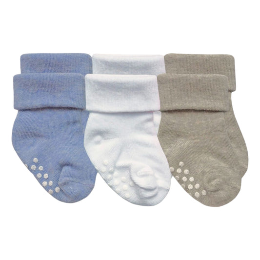Jefferies Socks Non-Skid Turn Cuff Socks