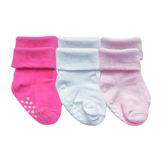 Jefferies Socks Non-Skid Turn Cuff Socks