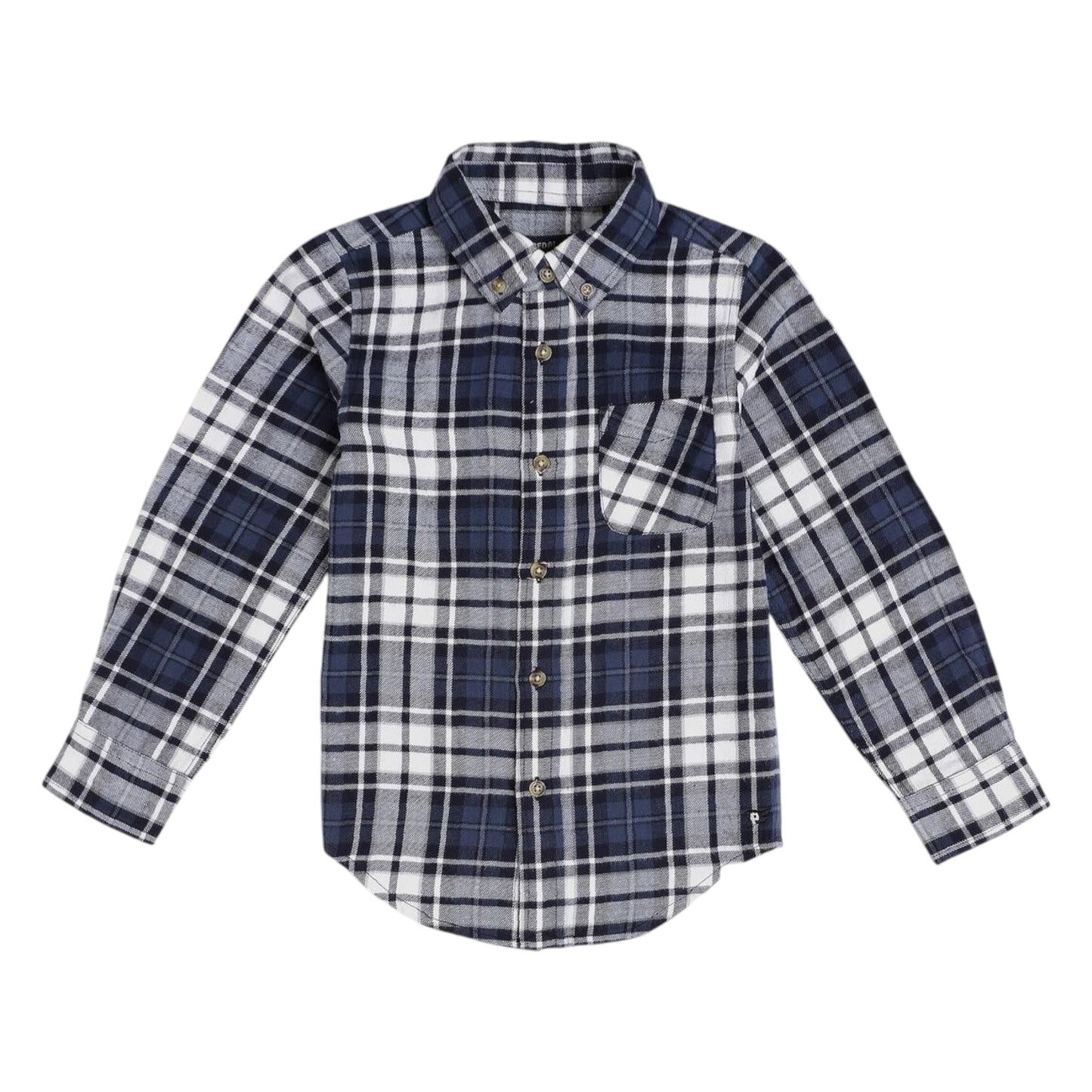 Pedal Button Down Plaid Shirt