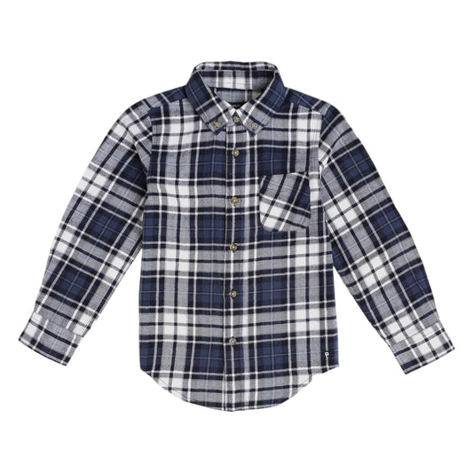 Pedal Button Down Plaid Shirt