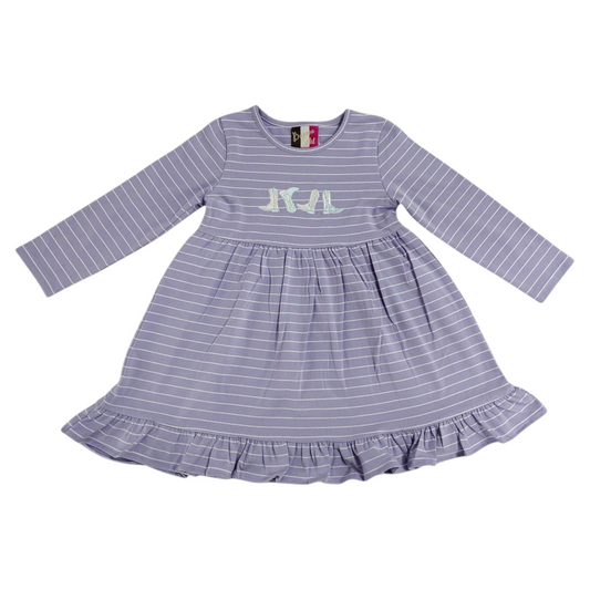 Banana Split Cowgirl Boots Applique Dress