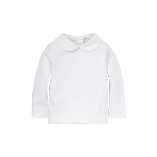 Kissy Kissy Basics L/S Toddler Girls Collar Tee