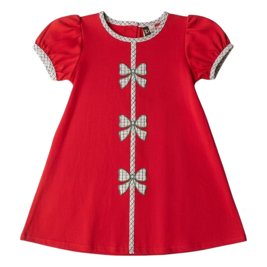 Banana Split Holly Bow Dress
