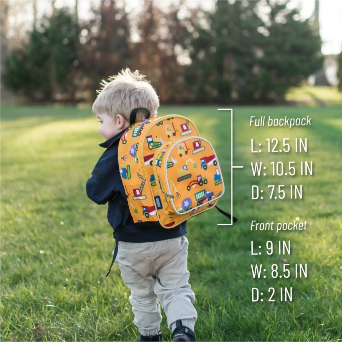 Wildkin Under Construction 12 Inch Backpack