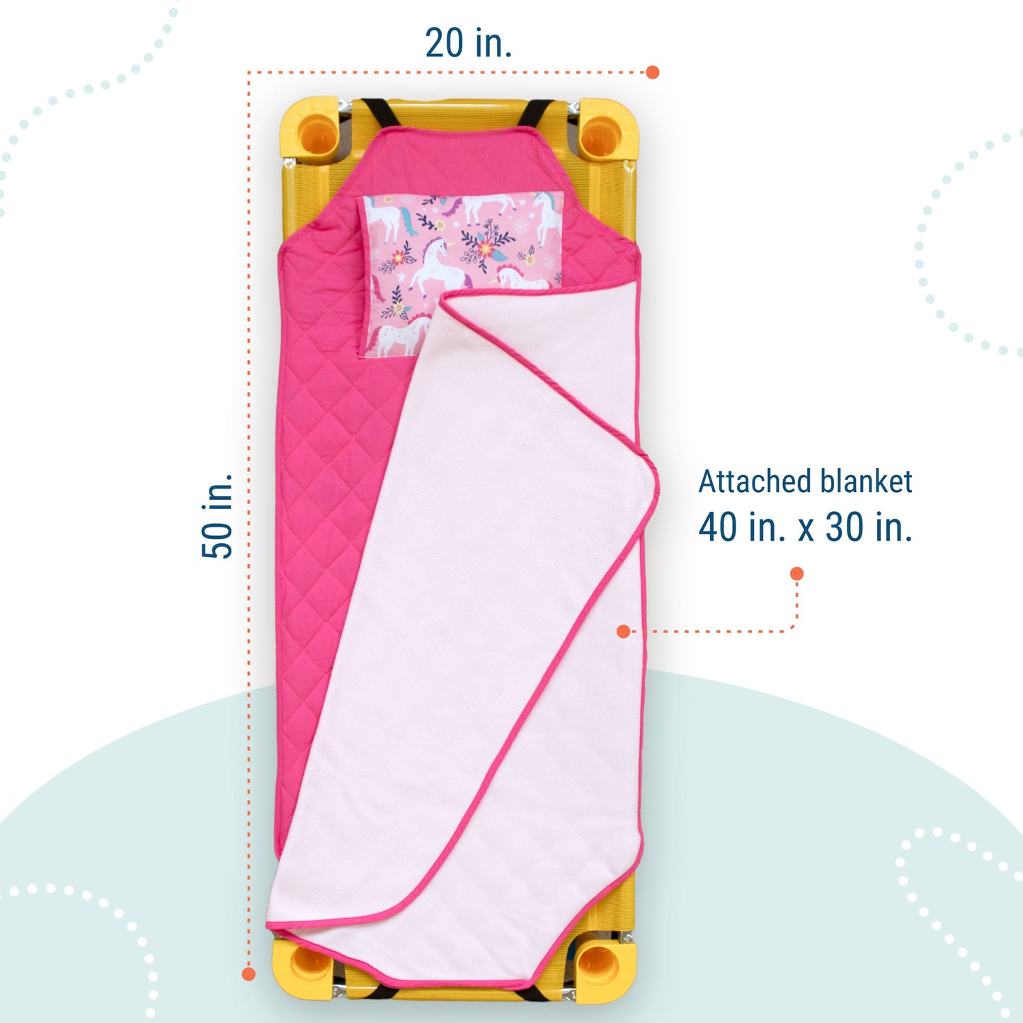 Wildkin Magical Unicorns Modern Nap Mat