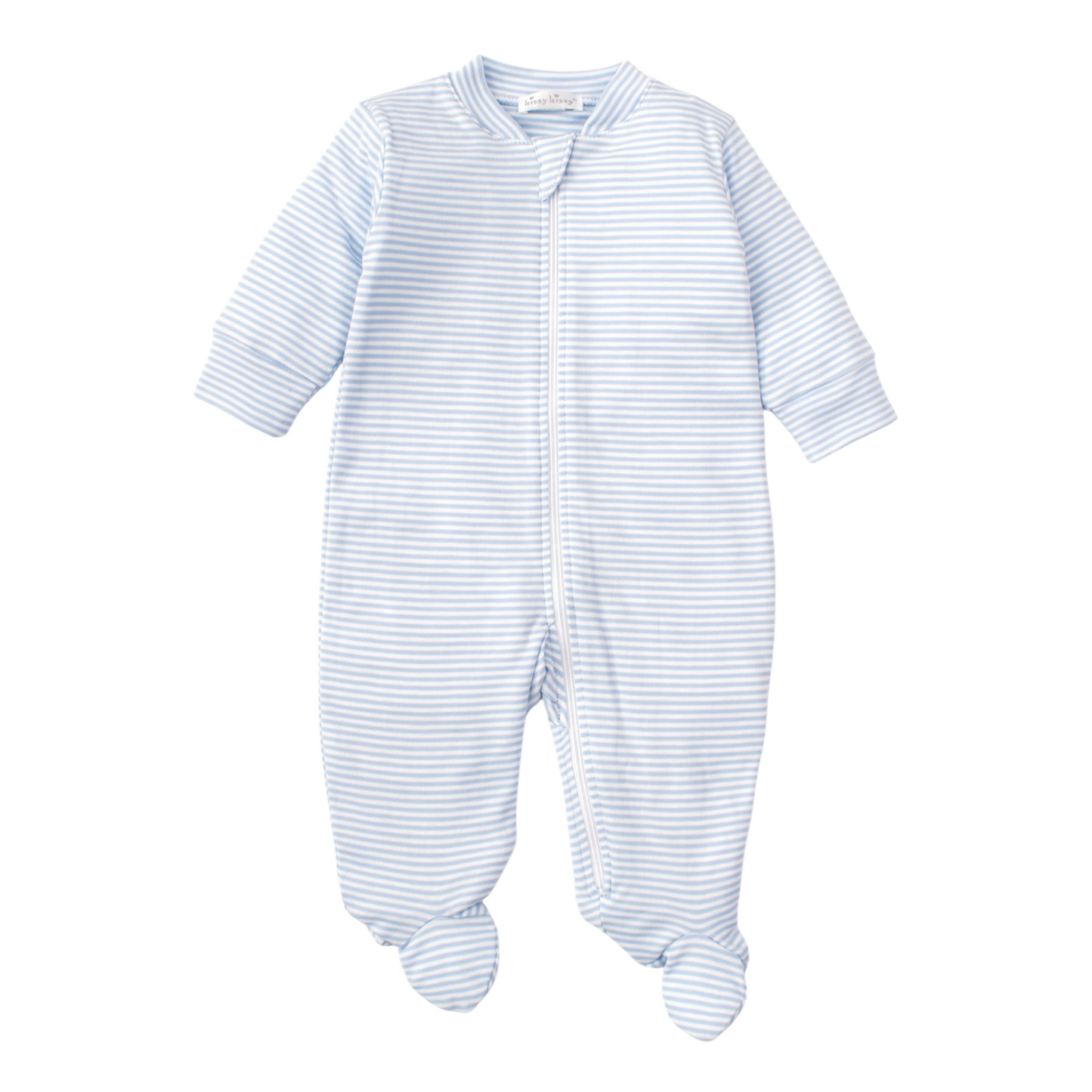Kissy Kissy Simple Stripes Zip Footie