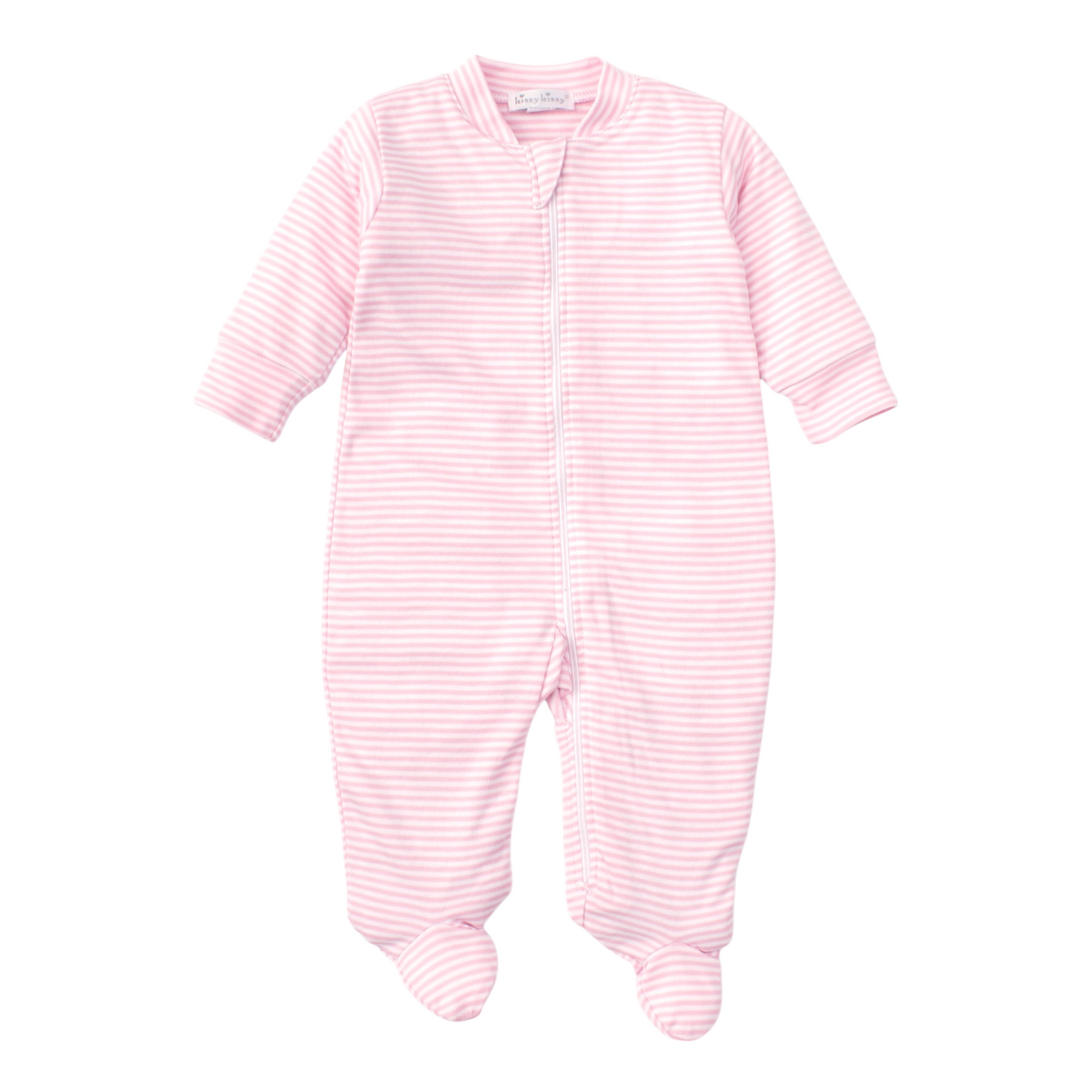 Kissy Kissy Simple Stripes Zip Footie