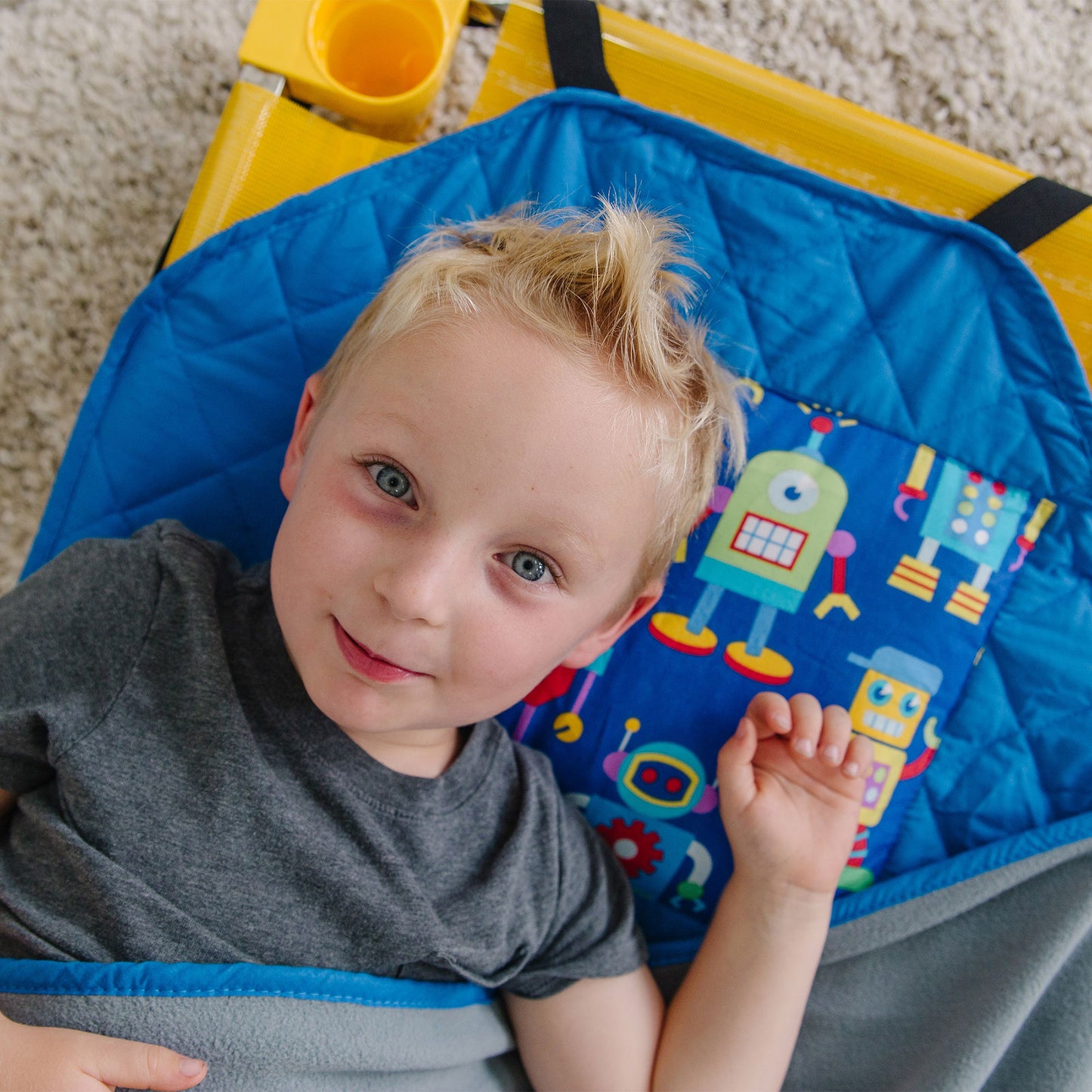 Wildkin Robots Modern Nap Mat