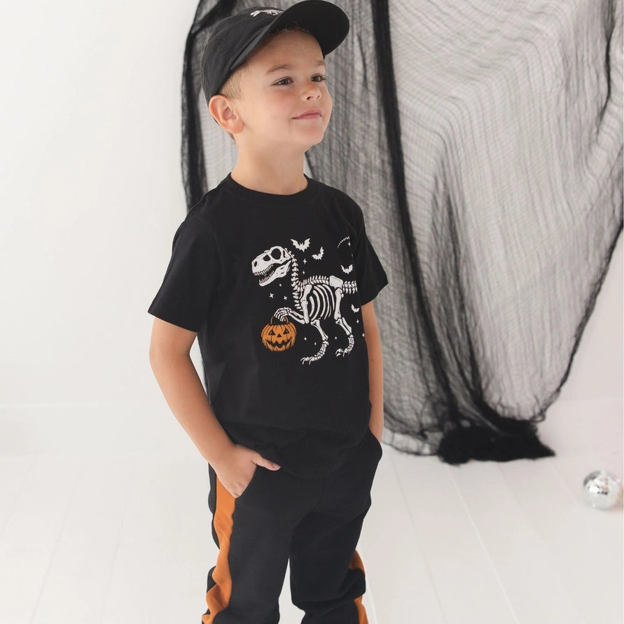 Sweet Wink Dinosaur Skeleton Halloween T-Shirt